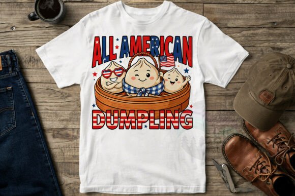 Download American Dumpling Fun T-Shirt PNG - Shirt Collection