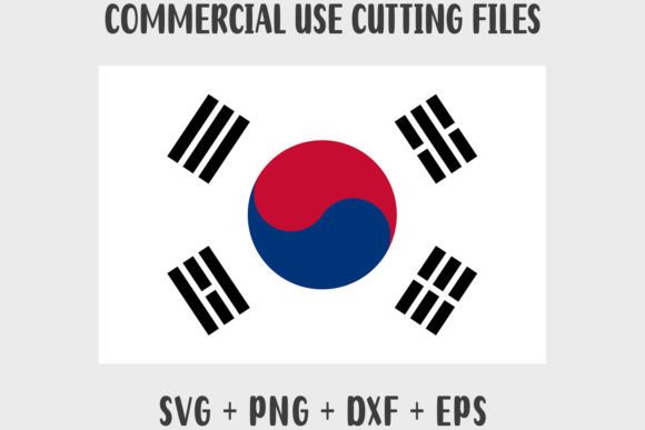 Download South Korea Flag SVG Original Colors - Original Collection