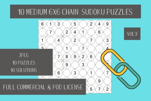 Download 10 Medium Chain Sudoku Vol 9 - Premium Resources
