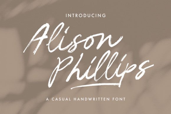 Download Alison Phillips Casual Handwritten - Casual Collection