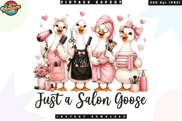 Download Just a Salon Goose PNG T-shirt Design - Shirt Collection