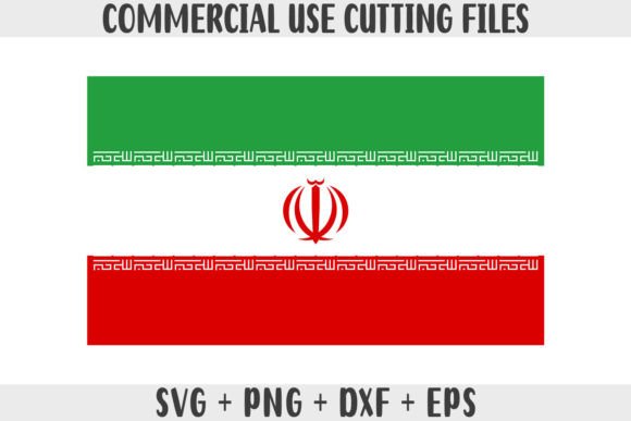 Download Iran Flag SVG Original Colors - Premium Bundle